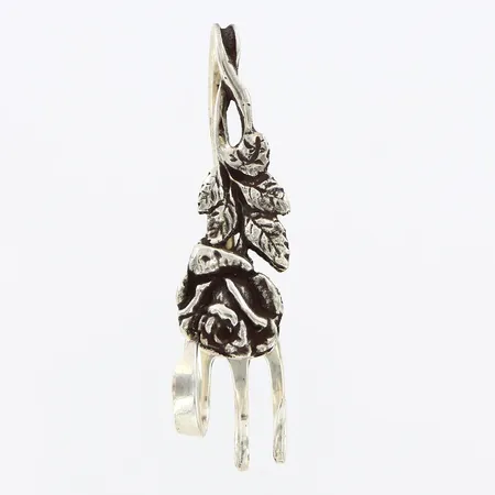 Hänge, omgjord gaffel, ca 60mm, 830/1000 Silver Vikt: 13,7 g