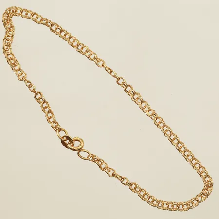 Armband Bismarck, längd ca 19cm, bredd 2,8mm, saknar lås, 18K Vikt: 2,6 g