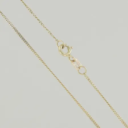 Halskedja pansar, längd 38 cm, silver 925/1000 Vikt: 1,4 g