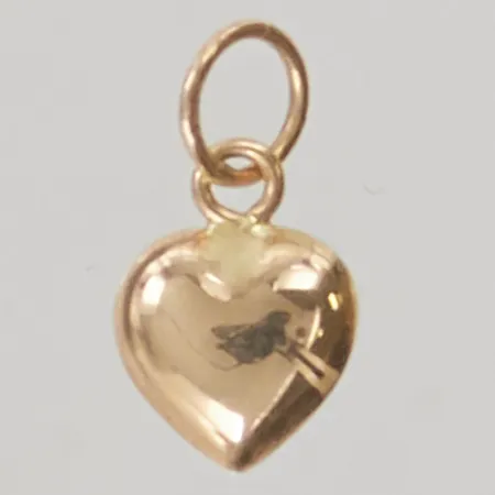 Hänge "hjärta" 9mm, 18K 0,3g.