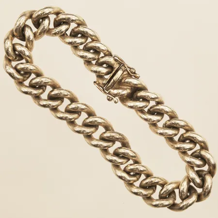 Armband Pansar, längd 18,5cm, bredd 10,5mm, 925/1000 silver  Vikt: 59,1 g