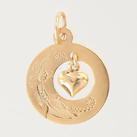 Hänge, 15x12,5mm, 18K Vikt: 0,5 g