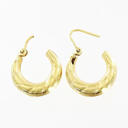 Ett par örhängen, defekter, 18K Vikt: 2,4 g