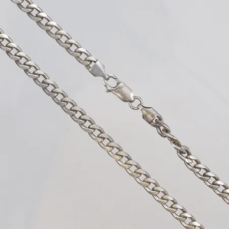 Kedja Pansar 46cm bredd 4mm GFAB silver 925/1000 Vikt: 26 g