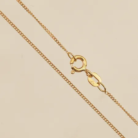 Kedja Pansar, längd 42,5cm, bredd 0,95mm, 18K Vikt: 1,7 g