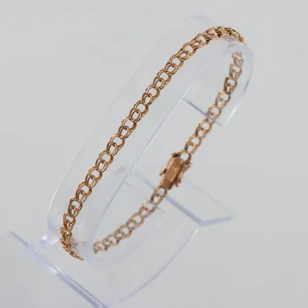 Armband 18k Bismarck,längd ca 19 cm,bredd 4 mm. Vikt: 4,7 g