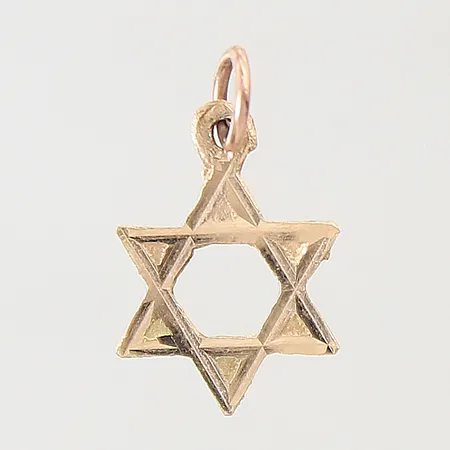 Hänge, stjärna, Ø11mm, 14K  Vikt: 0,4 g