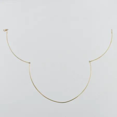 Collier 14k,längd ca 35 cm. Vikt: 4,1 g