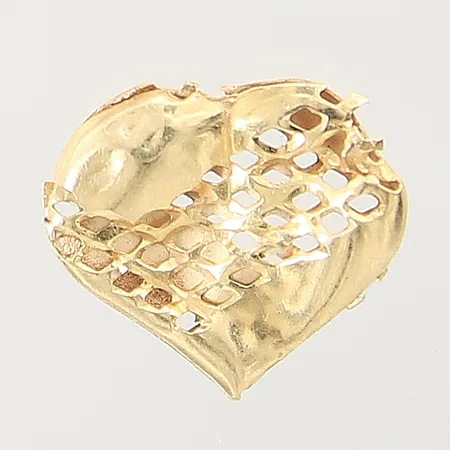 Hänge, bucklig, defekt, 18K  Vikt: 0,6 g