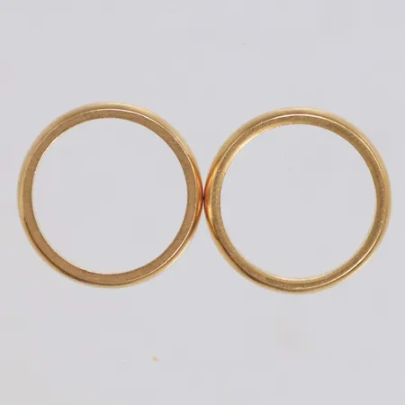 2 Ringar, gravyr, 20K Vikt: 13,2 g