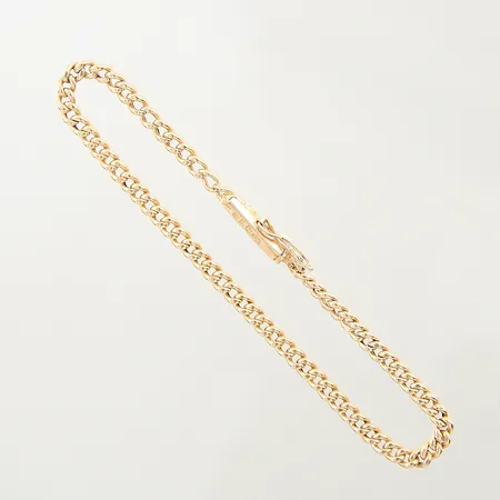 Armband Pansar, längd 16cm, bredd 3mm, 18K  Vikt: 2,9 g