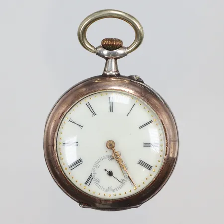 Fickur Ø35mm, silver, 800/1000, bruttovikt 37,4g