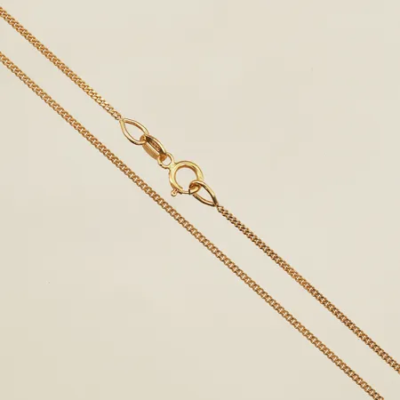 Kedja Pansar, längd 61cm, bredd 0,9mm, 18K  Vikt: 2,4 g