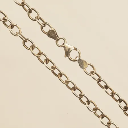 Kedja Ankar, längd 45cm, bredd 5mm, 925/1000 silver  Vikt: 5,3 g