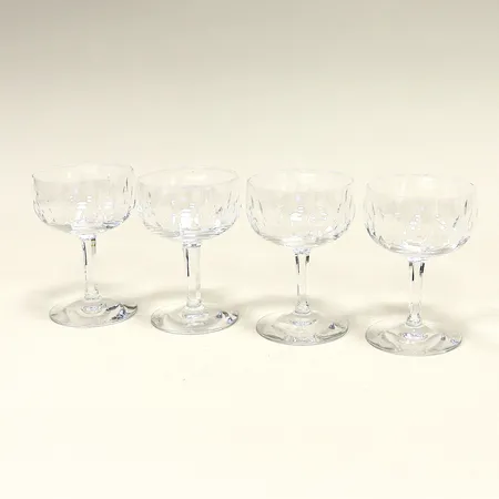 4 likörglas Boda, 9,5cm, klarglas. Skickas med paket.