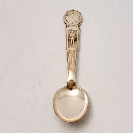 Dopsked i silver, 14,5cm, bredd 35mm, 830/1000, tillverkad av Ceson, år 1962, vikt 27,14g.