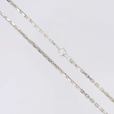 Halskedja ankarlänk längd 50cm bredd 2mm silver 925/100 Vikt: 13,3 g