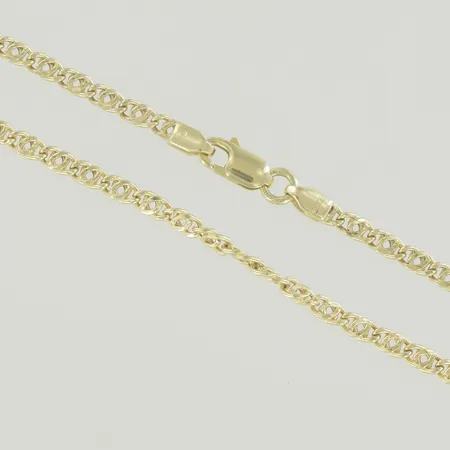 Halskedja, längd 45 cm, bredd 2,7 mm, 18K Vikt: 5 g