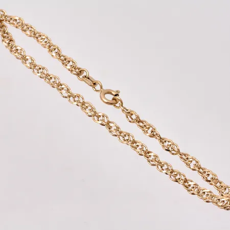 Armband i 18K guld, 16,5cm, Singapore, bredd 3mm, tillverkad av Guldfynd, vikt 2,78g.