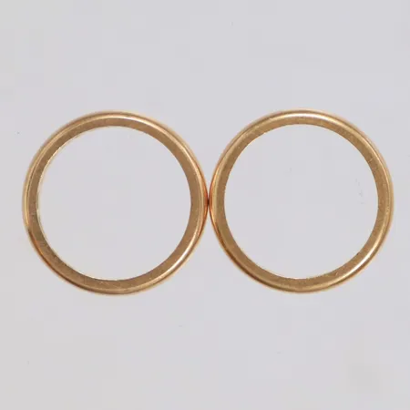 2 Ringar, gravyr, 18K Vikt: 7,2 g