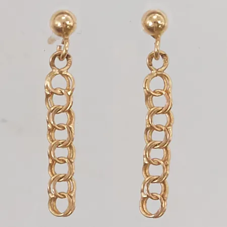 Ett par örhängen Bismarck 23mm, 18K 1,0g.