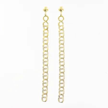 Ett par örhängen Bismarck, 51mm, bredd 2,5-3mm, 18K Vikt: 1,7 g