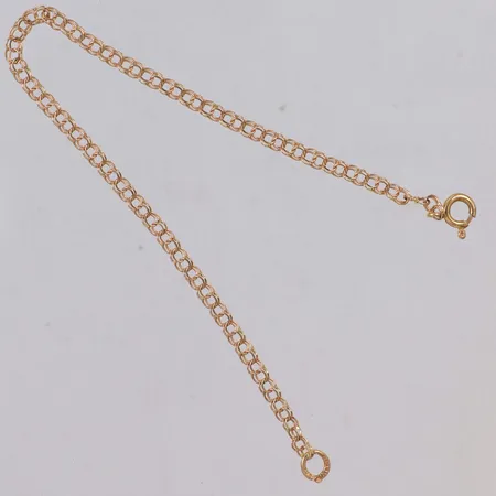 Armband Bismarck, längd 17,5cm, bredd 2,9mm, 18K Vikt: 1,9 g