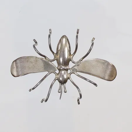 Brosch i form av insekt 60x45mm Mexico silver 925/1000 Vikt: 12 g