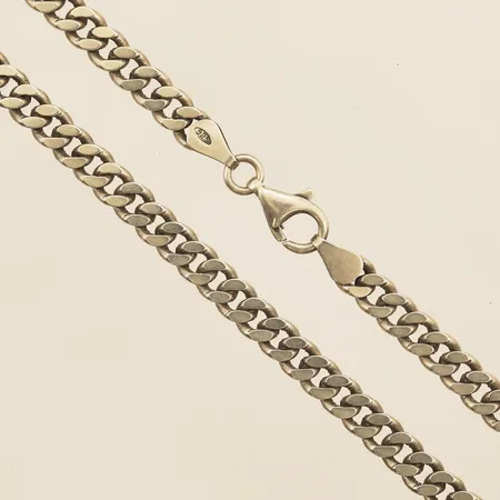 Kedja Pansar, längd 47cm, bredd 5,6mm, 925/1000 silver Vikt: 28,8 g