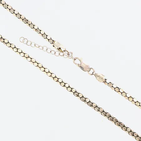 Collier 42cm bredd: 4mm, GHA Silver 925/1000 Vikt: 11 g