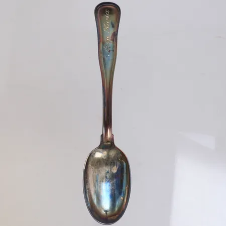 Sked, längd 15cm, gravyr, 830/1000 silver Vikt: 33,3 g