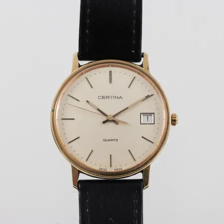 Herrur 14k Certina,fungerar ej,diameter ca 33.5 mm.