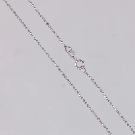 Kedja Kullänk, längd 40,5cm, bredd 1,2mm, vitguld, 18K  Vikt: 2,5 g