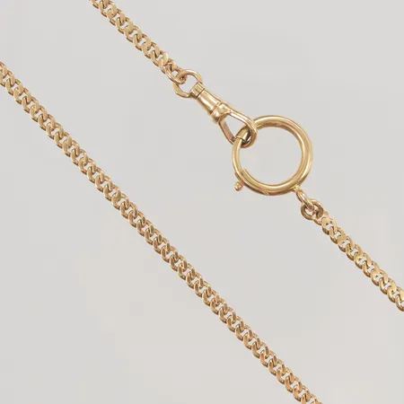 Klockkedja pansar, 43cm, bredd:3mm, 18K 16,5g.