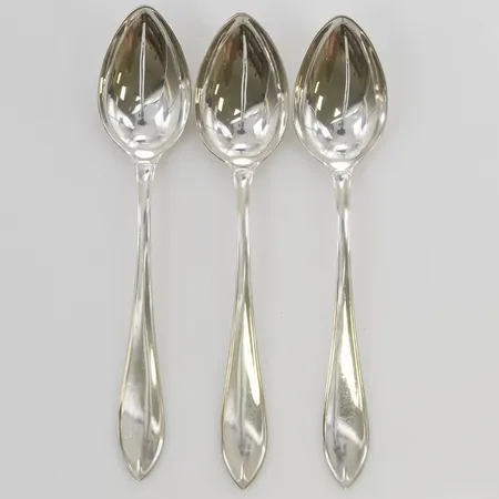 3 Kaffeskedar, 12,5cm, 830/1000 Silver 41,4g.