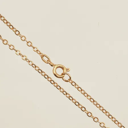 Kedja Ankar, längd 63cm, bredd 1,2mm, 14K  Vikt: 4,7 g