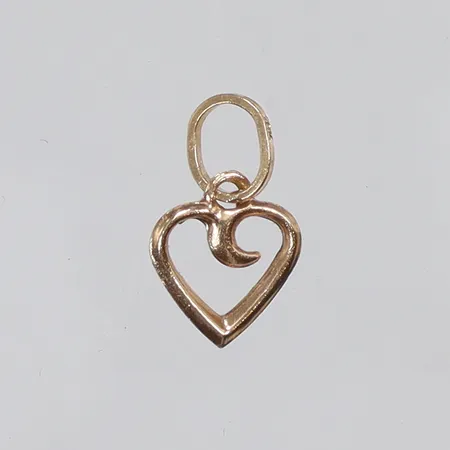 Hänge hjärta 7x13mm inklusive hängöglan Alton 18K Vikt: 0,2 g