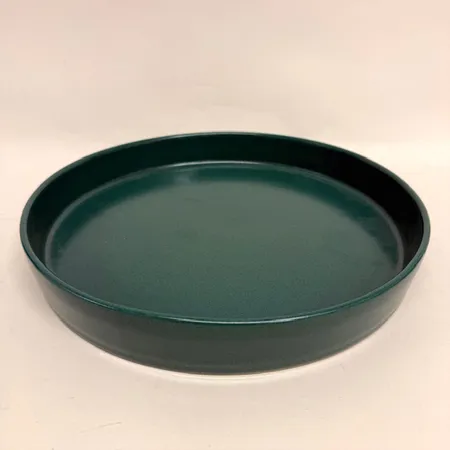 Pajform, Ø29cm, höjd 4cm, veronagrön, design Örjan Johansson, Höganäs, stengods Skickas med paket.