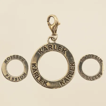 Hänge Kärlek Passion Miracles, Ø23,5 +14,1mm, 925/1000 Vikt: 7 g