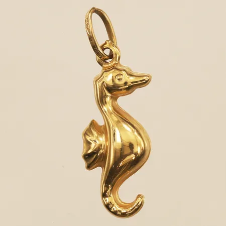 Hänge sjöhäst, längd 30mm, bredd 9,5mm, 18K Vikt: 1,6 g