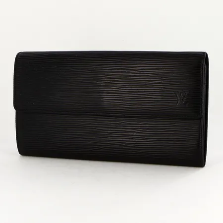  Louis Vuitton Zippy plånbok, svart Epi läder, 2x10x19cm, Datumkod: CA0976 år 1996 Spanien, slitage invädigt på kortfickor, inga tillbehör Vikt: 0 g