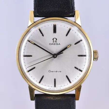 Herrur Omega Genéve Seamaster, automat, Ø34 mm, stål.