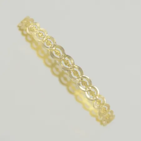 Armring, diam 5,2 cm, bredd 5,4 mm, 18K Vikt: 3,6 g