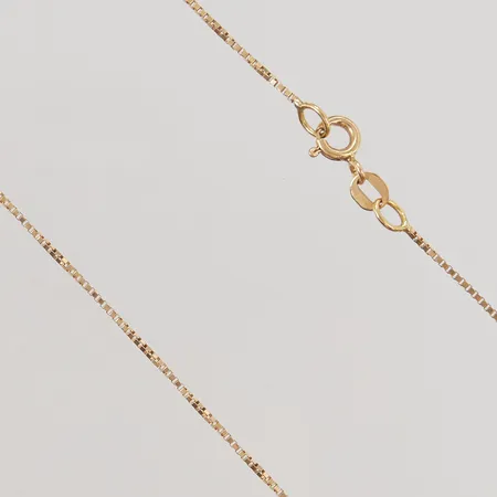Kedja Venezia 40cm, bredd:1mm, 18K 2,2g.