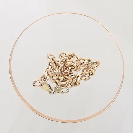 Guldsmycken, skeva, trögt lås, 14K  Vikt: 12,2 g