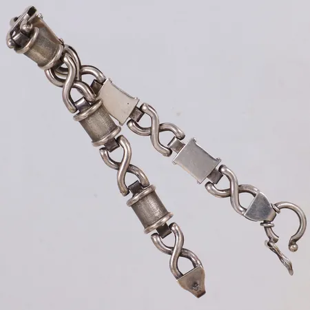 Armband, längd 20,5cm, bredd 9,5mm, silver 950/1000 Vikt: 25,1 g