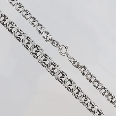 Collier doserad Bismarck 44,5cm bredd 5-8mm silver 830/1000 Vikt: 16,7 g