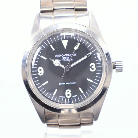 Herrur Zeno-Watch Basel Explorer ref.6704 automatisk, 3 extralänkar, box, cert