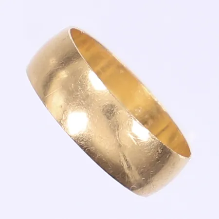 Ring slät stl 17 bredd 6mm 21K Vikt: 3 g