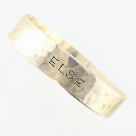 Armband stelt Ø65mm, bredd: 14mm, namngravyr, ostämplat silver Vikt: 38,1 g